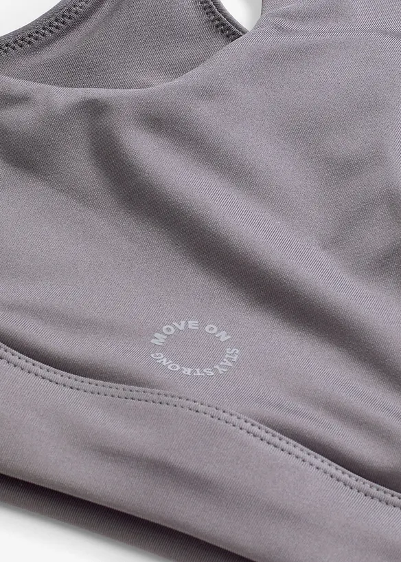 Sport-BH med l&auml;tt st&ouml;d och brottarrygg, bonprix