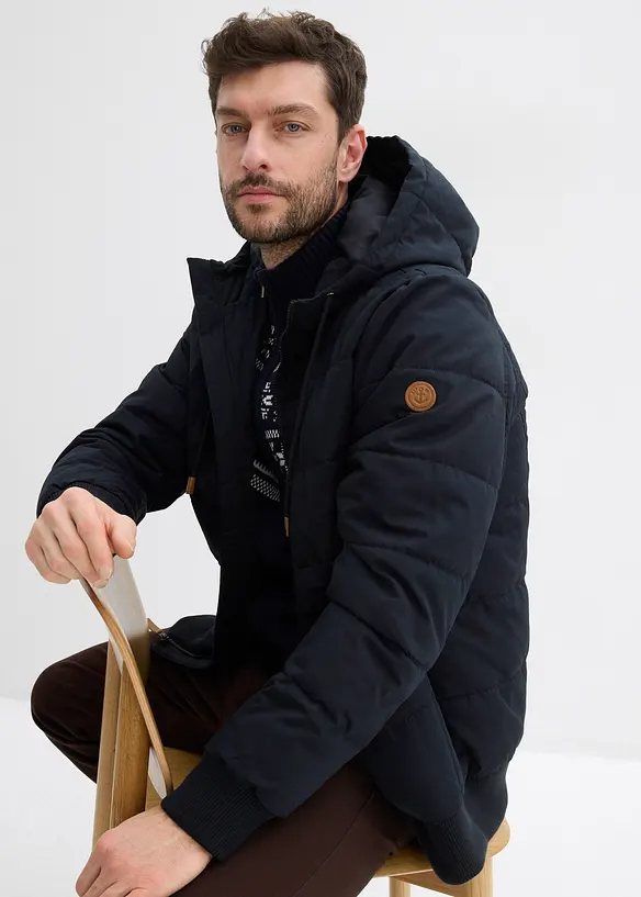 T&auml;ckjacka i lumbermodell, bonprix