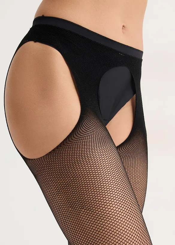 Stay-ups och strumpebandsh&aring;llare (30 den), bonprix