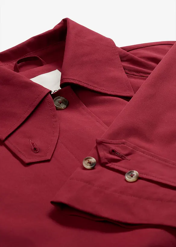 Trenchcoat med slejf, bonprix