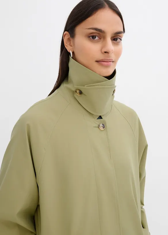 Trenchcoat med slejf, bonprix