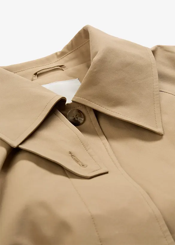 Trenchcoat med slejf, bonprix