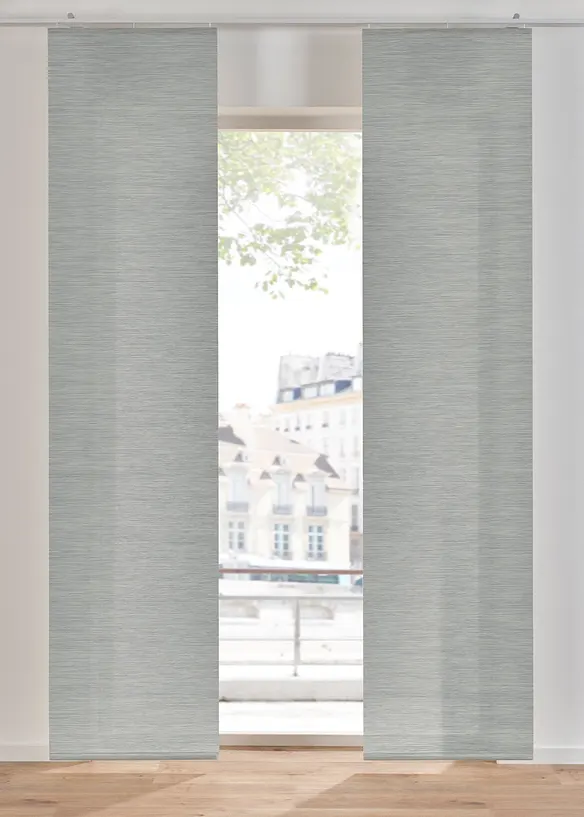 Panelgardin med bambulook (1-pack), bonprix