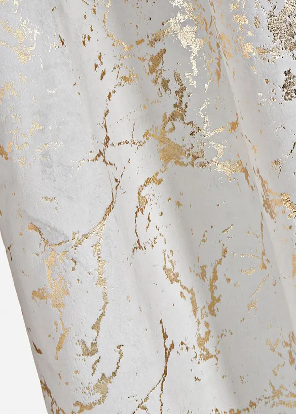 Mörkläggande gardinlängd med glansigt mönster (1-pack), bonprix