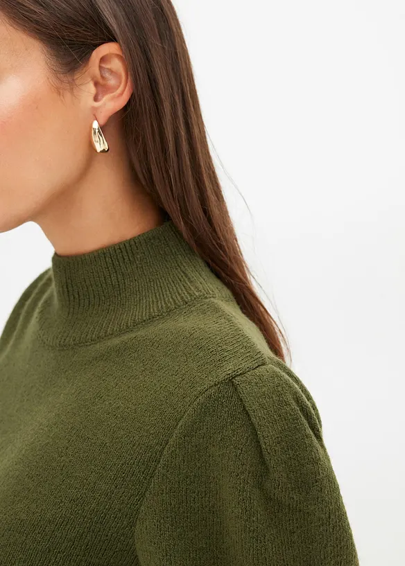 Stickad kl&auml;nning, bonprix