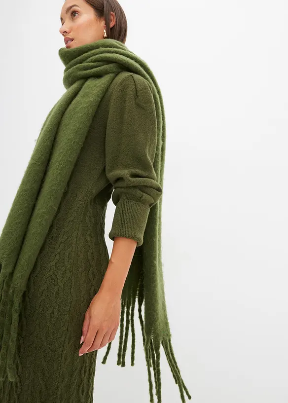 Stickad kl&auml;nning, bonprix