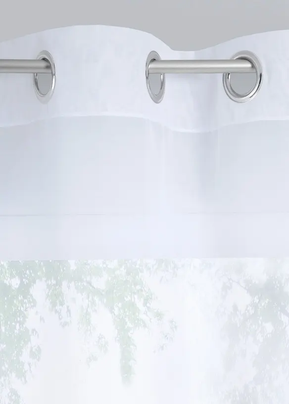 Gardin med lätt batiststruktur (1-pack), bonprix