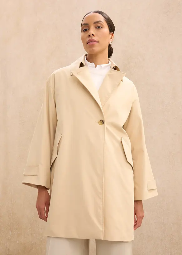 Trenchcoat i A-linjemodell, bonprix