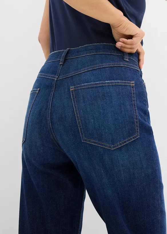 Mom Jeans High Waist, cropped, bonprix