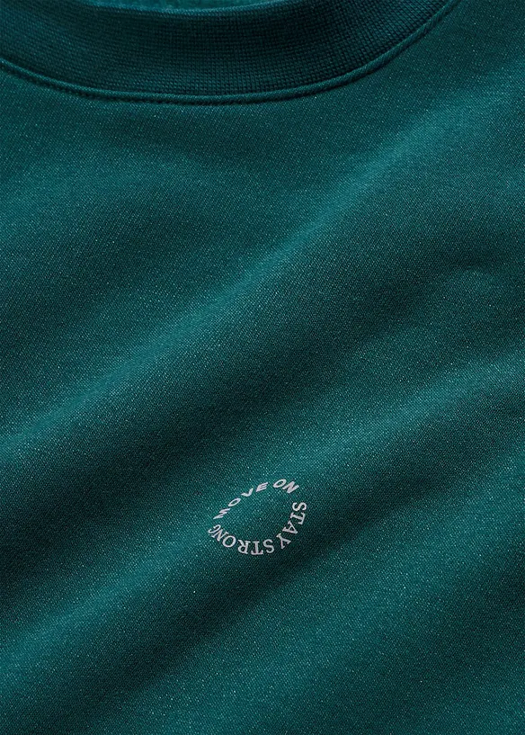 Fodrad oversizesweatshirt, snabbtorkande, bonprix