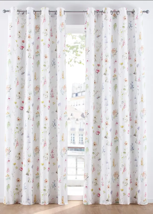 Gardinl&auml;ngd i mikrofiber med &aring;tervunnen polyester (1-pack), bonprix