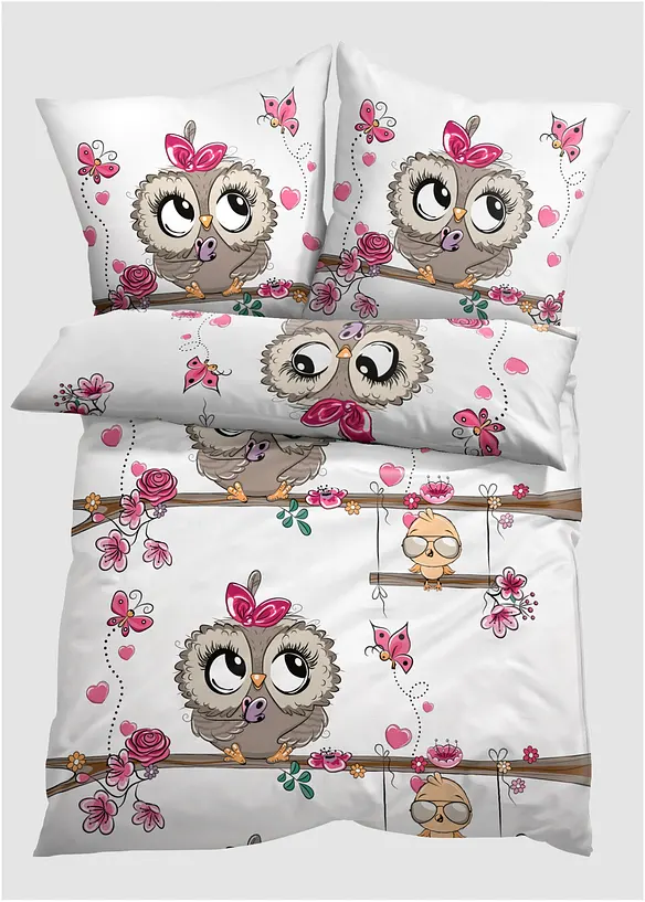 P&aring;slakanset av bomullsblandning, bonprix