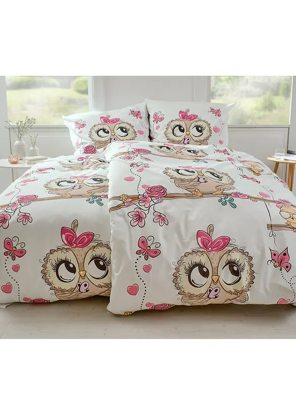 P&aring;slakanset av bomullsblandning, bonprix