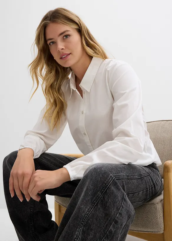 Oversizeblus i ren bomull, bonprix