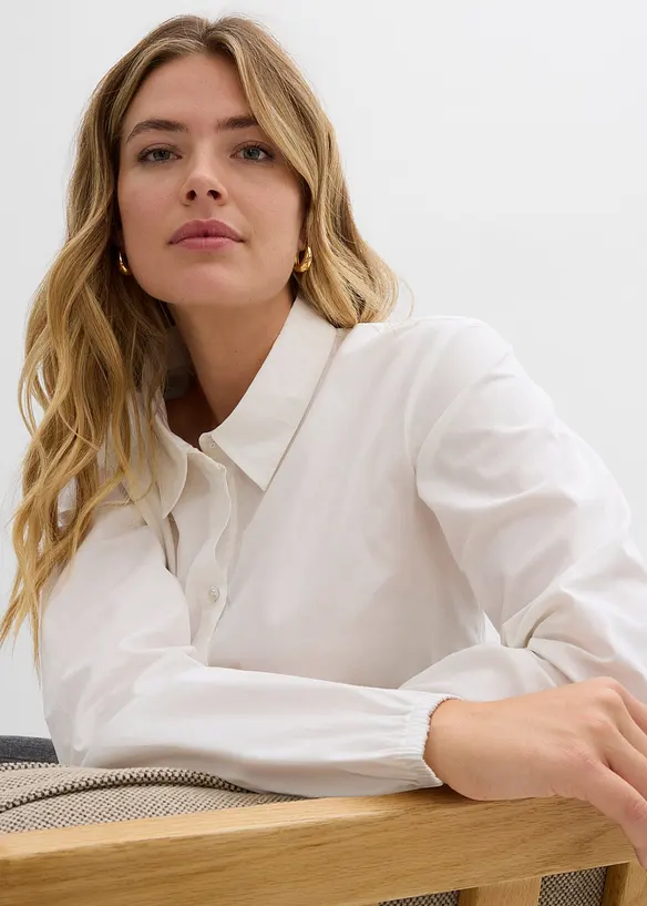 Oversizeblus i ren bomull, bonprix