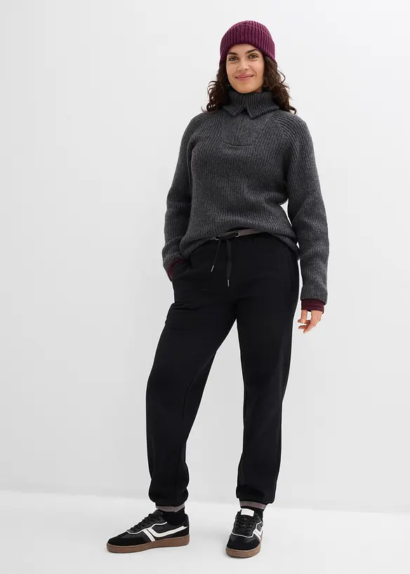 Svettisbyxa i bomullsmix (2-pack), bonprix