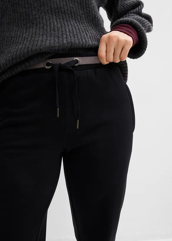 Svettisbyxa i bomullsmix (2-pack), bonprix