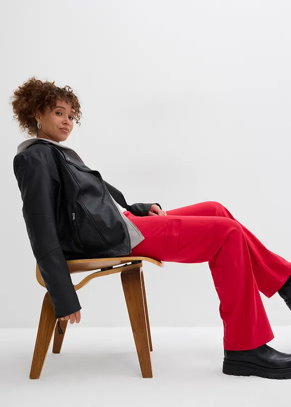 Joggingbyxa i elastisk bomullsmix, bonprix