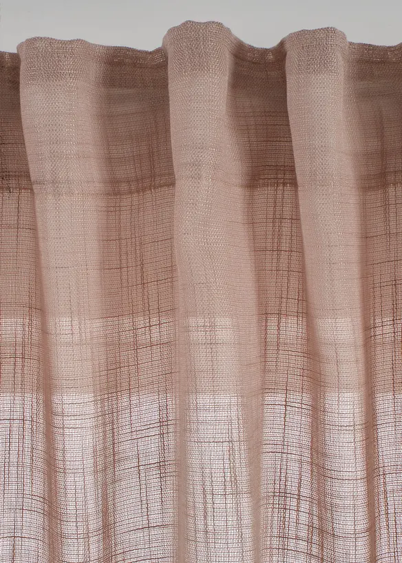 Gardin med struktur (2-pack), bonprix