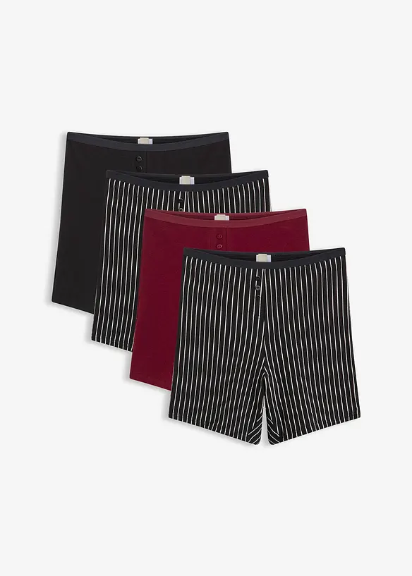 Boxertrosa med l&aring;nga ben (4-pack), bonprix