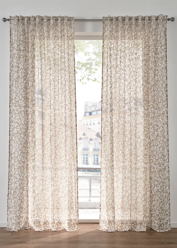 Gardin av batist (2-pack), bonprix