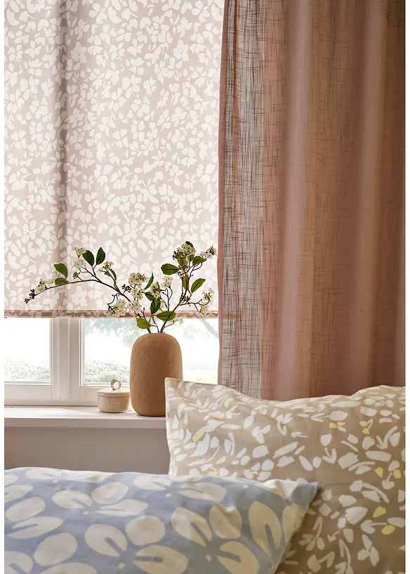 Gardin med struktur (2-pack), bonprix