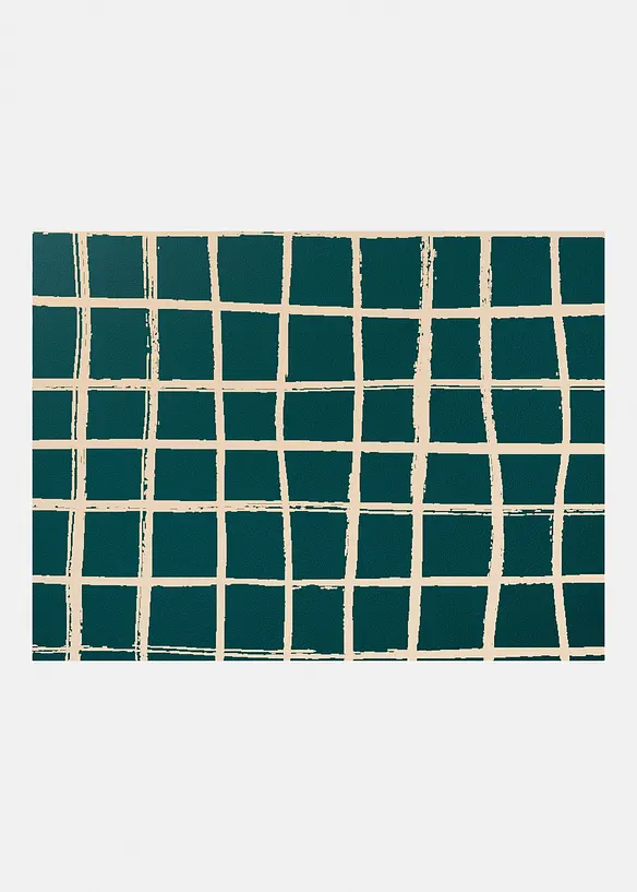 Tv&auml;ttbar d&ouml;rrmatta med grafiskt m&ouml;nster, bonprix