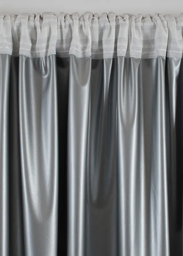 M&ouml;rkl&auml;ggande gardinl&auml;ngd med termofunktion och sammetsmjuk yta (1-pack), bonprix