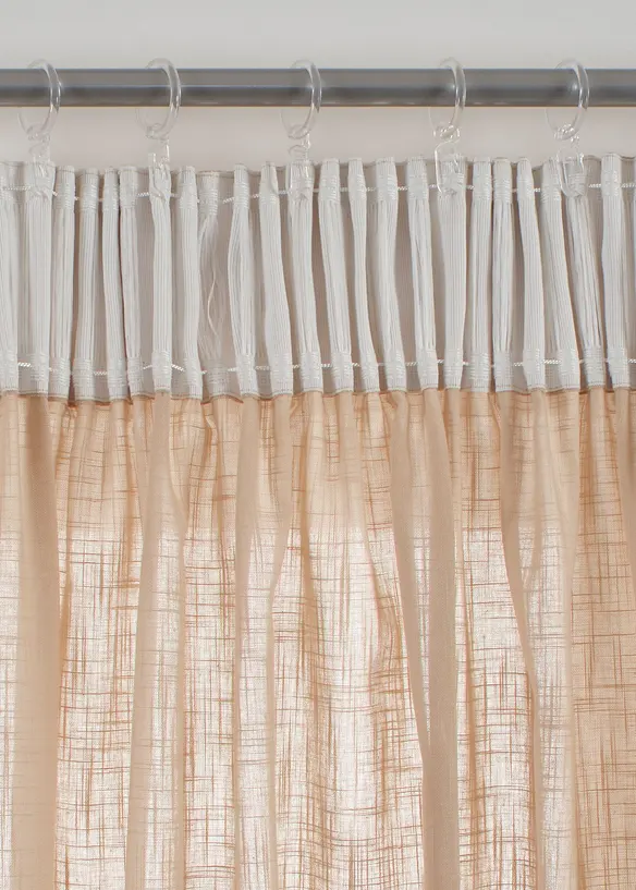 Gardinl&auml;ngd i ekologisk bomull (1-pack), bonprix