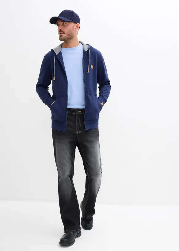 Munkjacka av ekologisk bomull, bonprix