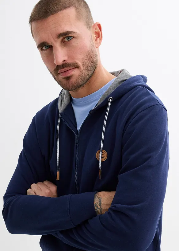 Munkjacka av ekologisk bomull, bonprix