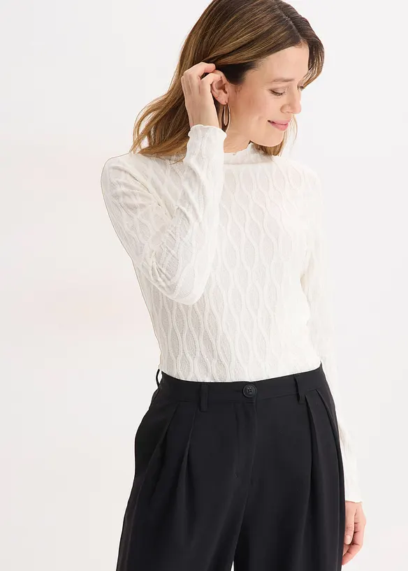 L&aring;ng&auml;rmad topp, bonprix