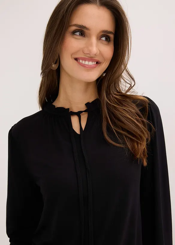 L&aring;ng&auml;rmad topp av viskosmix, bonprix