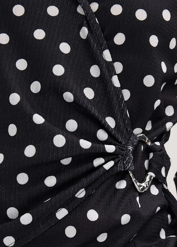 L&aring;ng&auml;rmad topp av jersey med struktur, bonprix