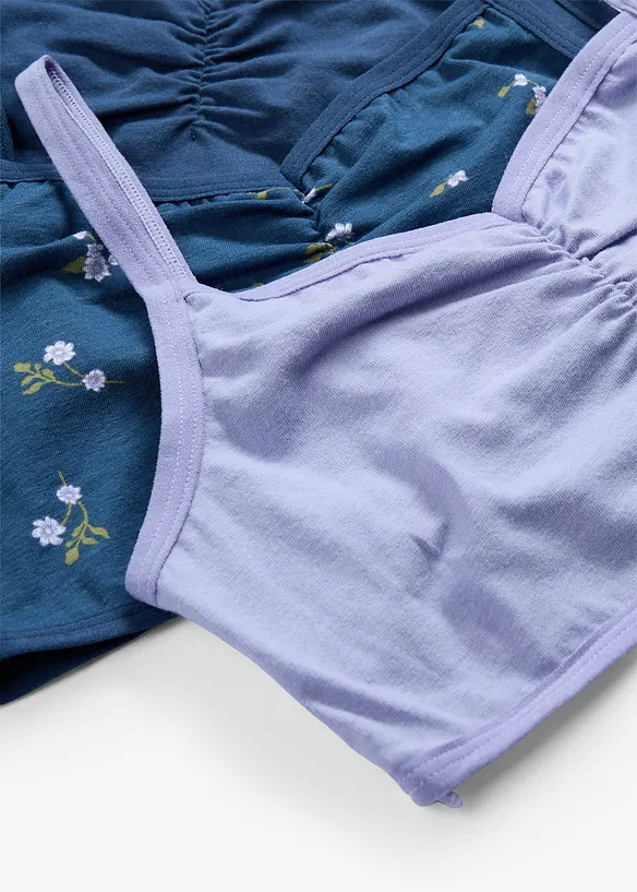 BH-topp med ekologisk bomull (3-pack), bonprix