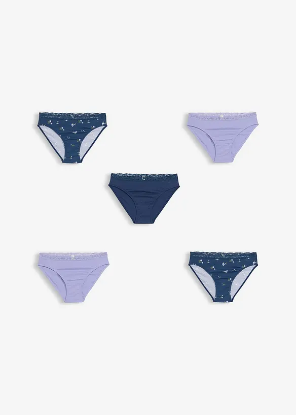 Trosa med mjuk bomull (5-pack), bonprix