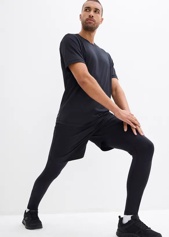 Tr&auml;ningsleggings med mobilficka, bonprix