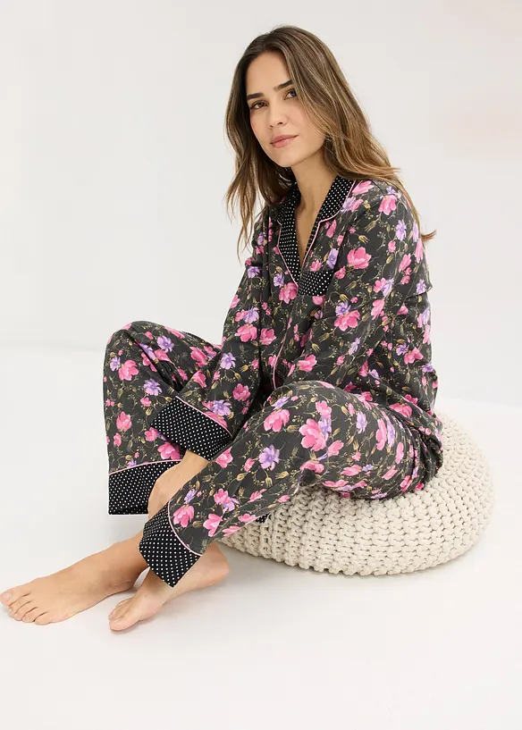 Pyjamas i bomull, bonprix