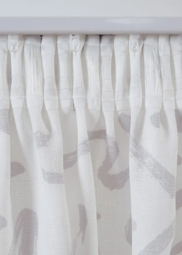 Gardin med struktur, &auml;ven i l&aring;ng modell (1-pack), bonprix