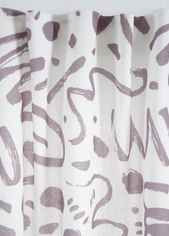 Gardin med struktur, &auml;ven i l&aring;ng modell (1-pack), bonprix