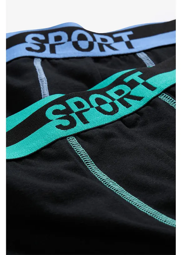 L&aring;nga boxershorts med mjuk bomull (2-pack), bonprix