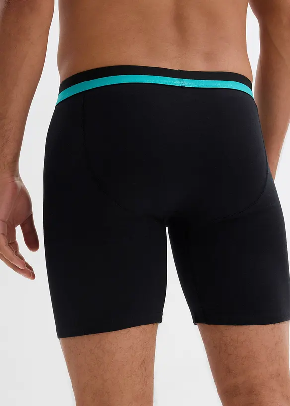 L&aring;nga boxershorts med mjuk bomull (2-pack), bonprix