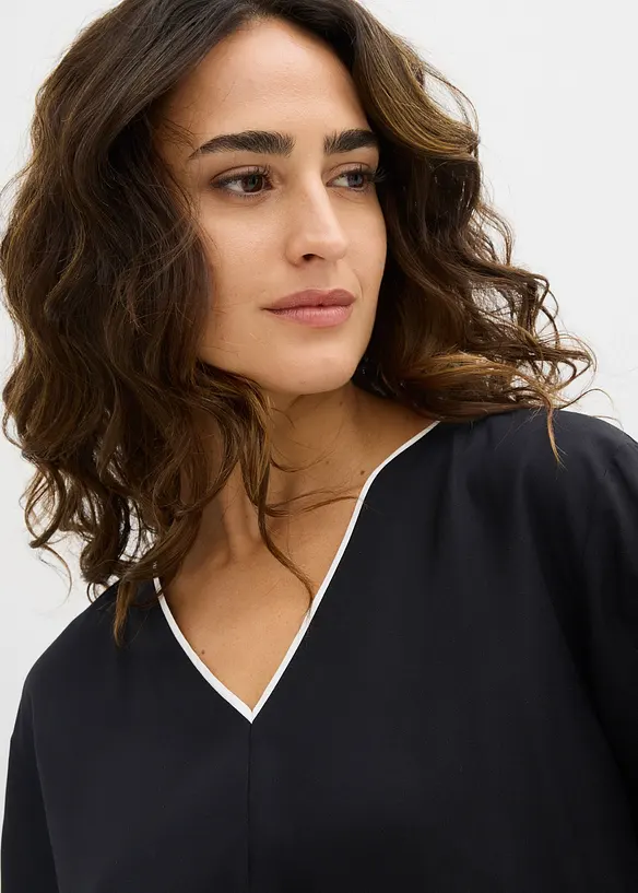 Blustunika i b&ouml;ljande viskos, bonprix