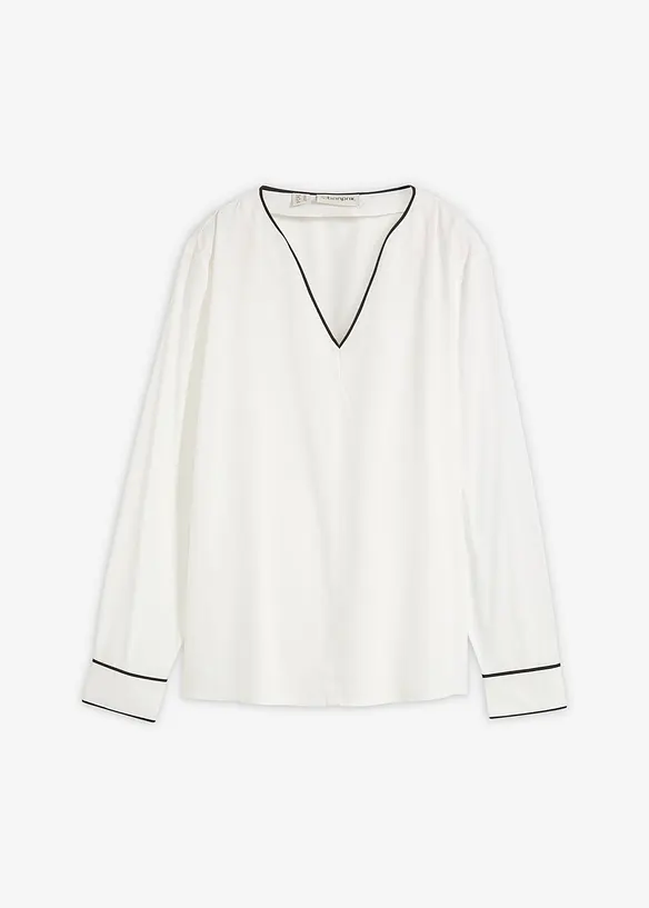 Blustunika i b&ouml;ljande viskos, bonprix