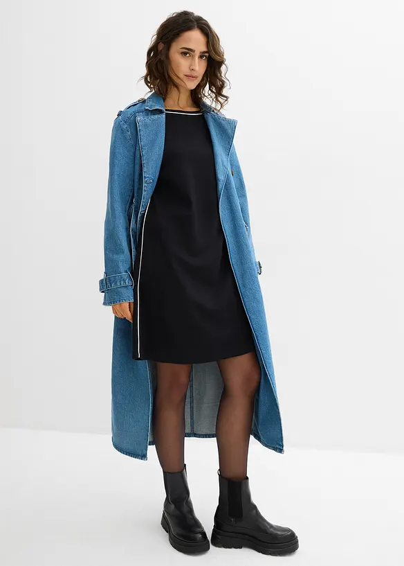 Trik&aring;kl&auml;nning i ekologisk bomull med kontrasterande passpoaler, bonprix