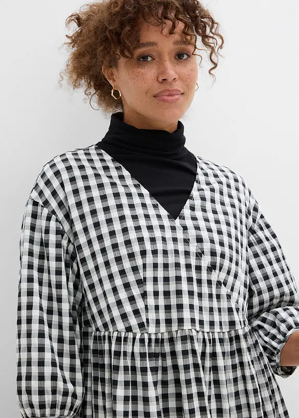 Mellanl&aring;ng kl&auml;nning i oversizemodell, bonprix