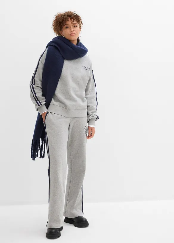 Oversizesweatshirt i mjuk bomullsmix, bonprix