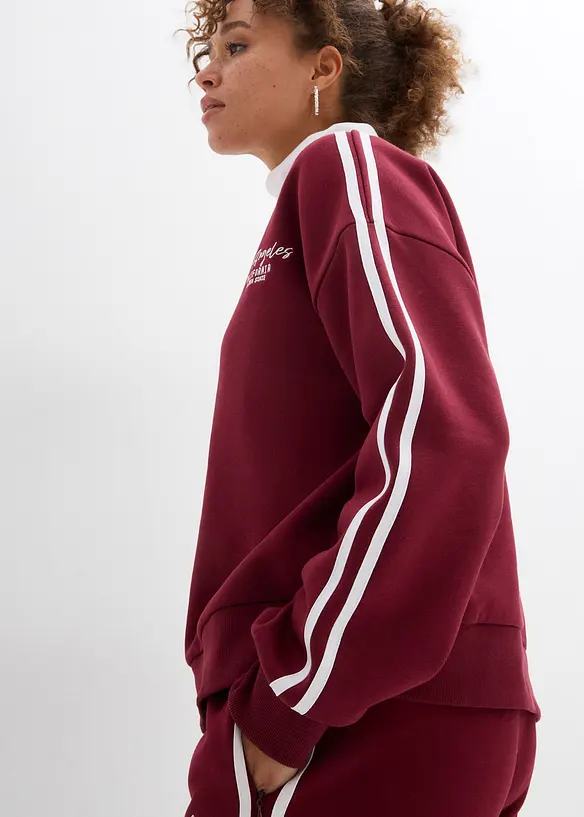 Oversizesweatshirt i mjuk bomullsmix, bonprix