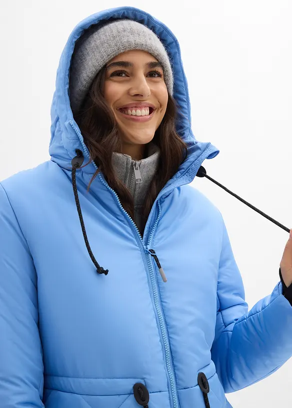 Kviltad funktionskappa med reflexer, bonprix