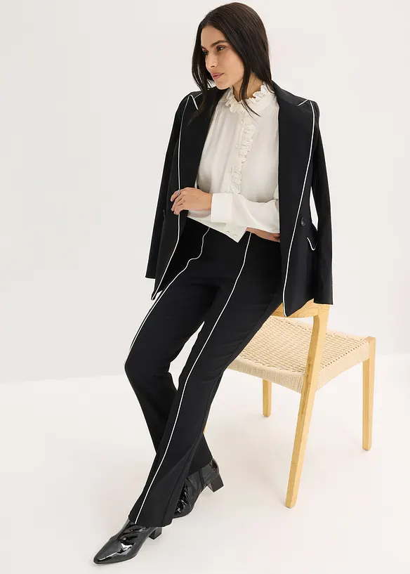 L&auml;tt utst&auml;lld stertchbyxa av bengalin, bonprix